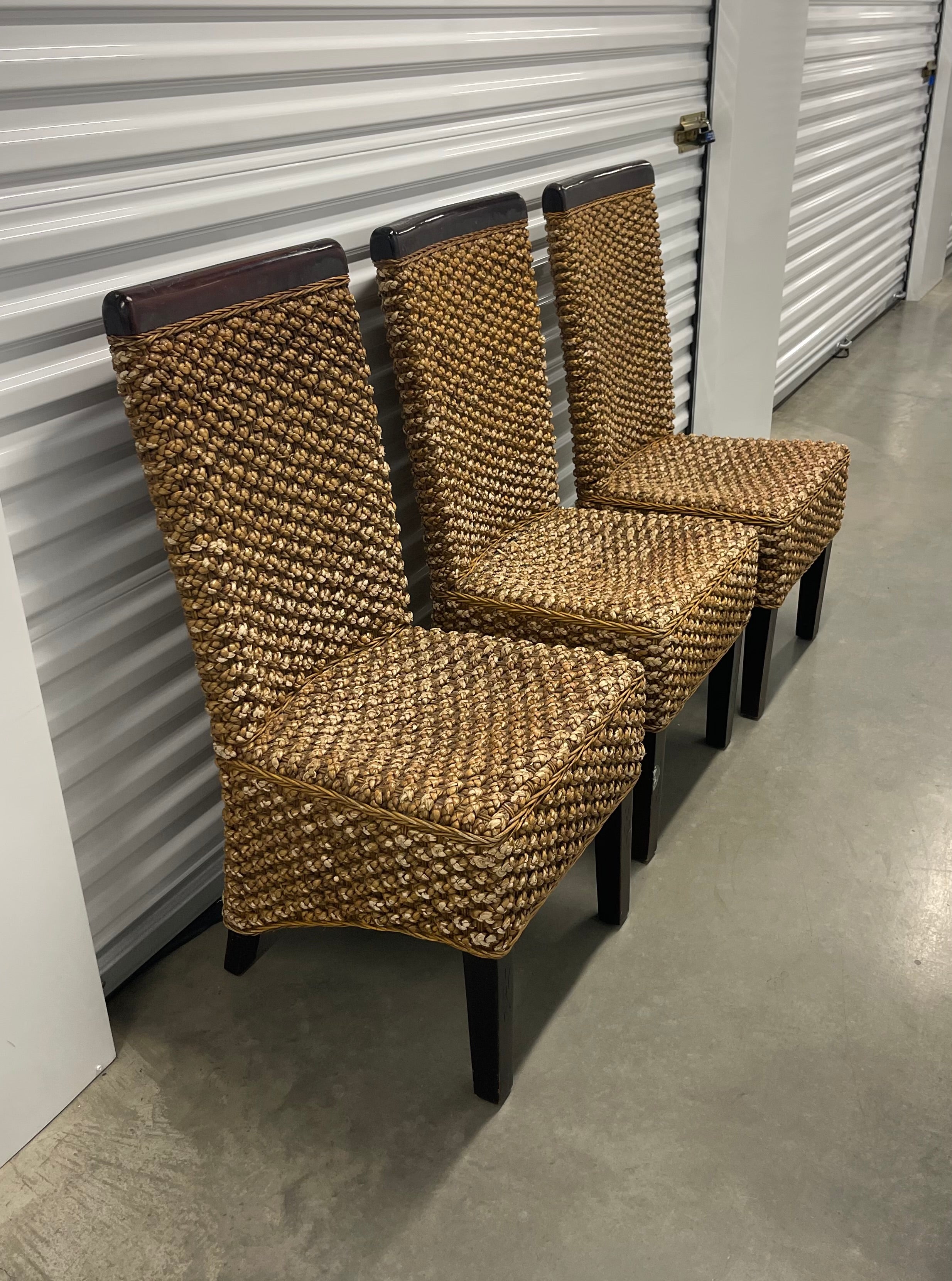 Set of Wicker Chairs - Pick up by appointment only
