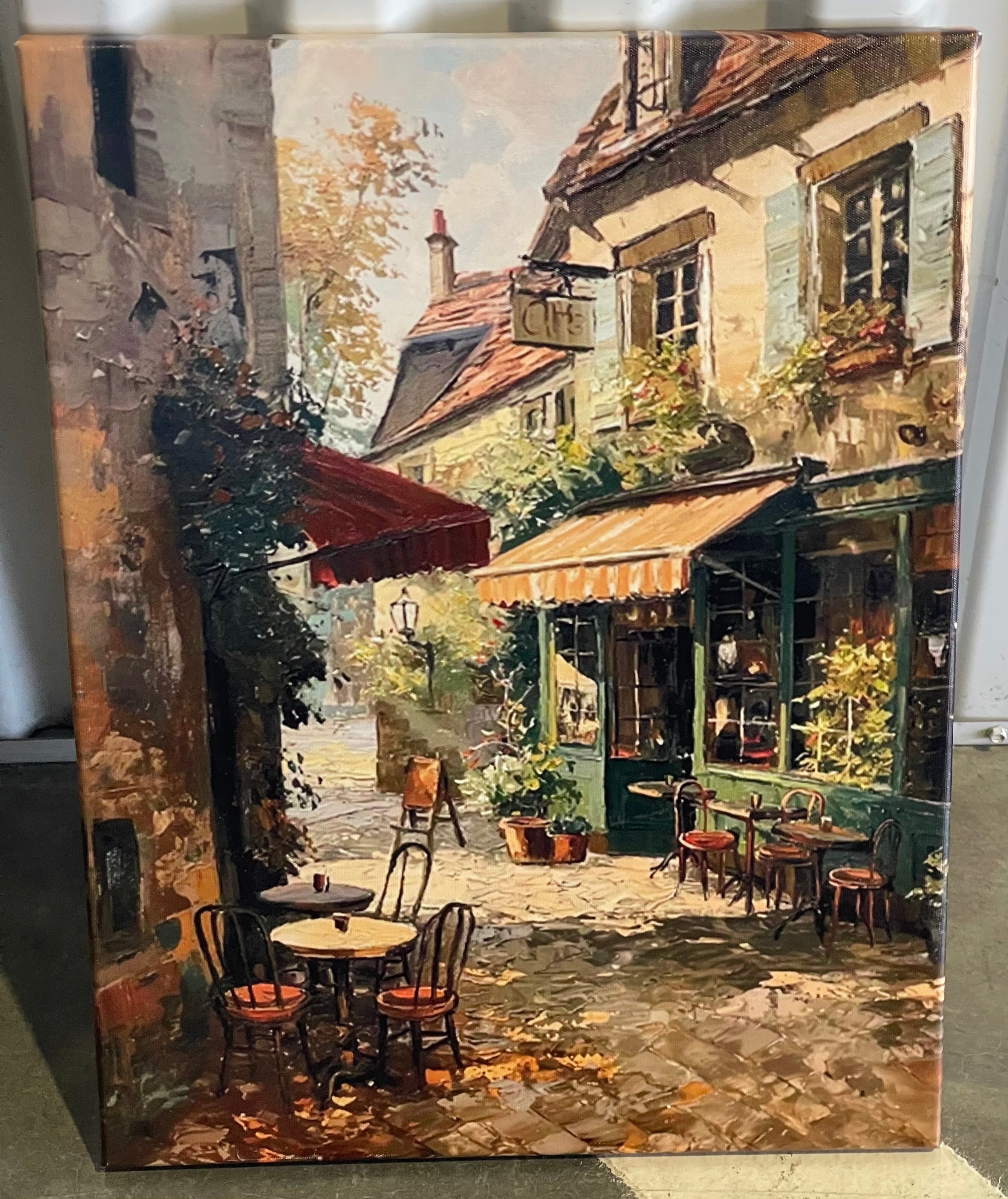 European Café Print Gallery Wrap